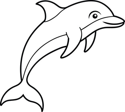 recommend clip art: Delphine Illustration Coloring Book Outline Art for Children
                    