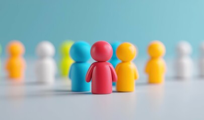 Venture capital deal negotiation, diverse team, 3d illustration