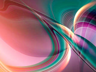 pink turquoise template with abstract lines. Colorful illustration in abstract marble style with gradient. Beautiful design for your web site.