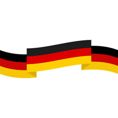 National Germany Flag. Vector Icon