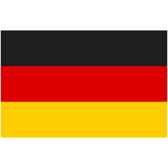 National Germany Flag. Vector Icon