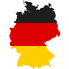 Obraz premium National Germany Flag. Vector Icon