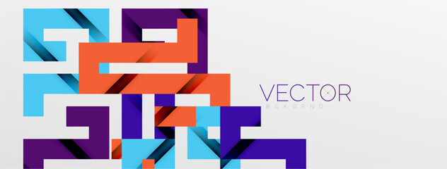 Color bend lines with shadow texture effect. Vector Illustration For Wallpaper, Banner, Background, Card, Book Illustration, landing page