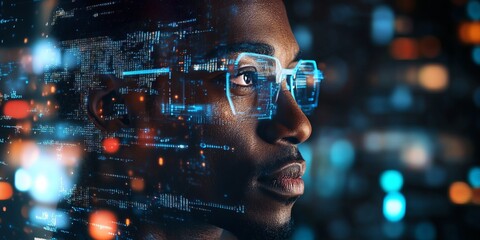 IT Specialist with AI Cybersecurity Threat, Black American, AI Tech, Cybersecurity, AI