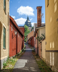 Klockargränd, a narrow street in central Strängnäs