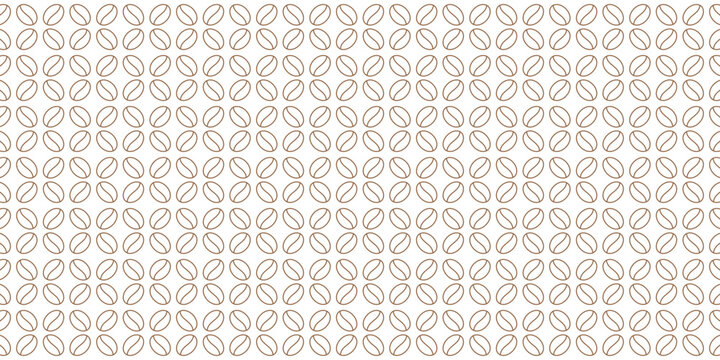 Coffee beans seamless vector background.Coffee patern background