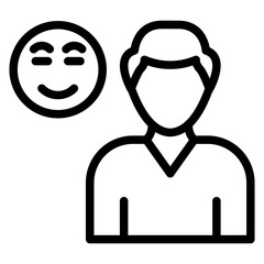 Obraz premium Amused Icon Style