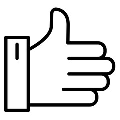 Obraz premium Okay Hand Sign Icon Style