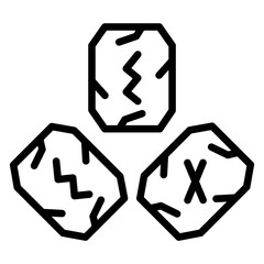 Rune Stones Icon Style