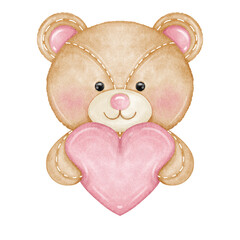 Bear with heart