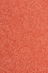 Texture of red running track