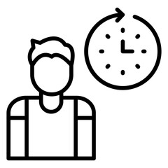 Anti Aging Diet Icon Style