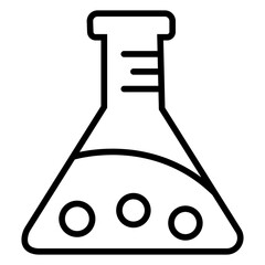 Volumetric Flask Icon Style