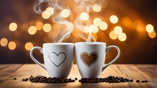 A Cozy Cup of Love: A Romantic Coffee Moment