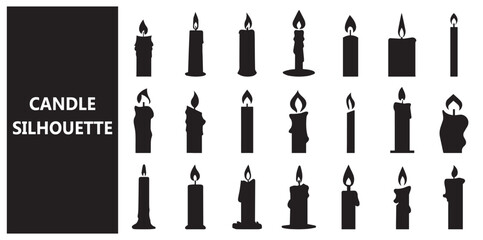 Candle silhouette 