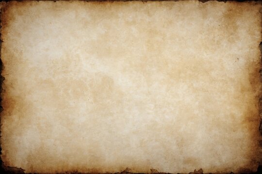 Vintage aged parchment paper background texture