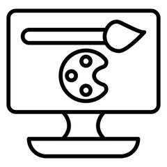 Digital Art Icon Style