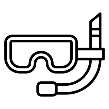 recommend clip art: Snorkeling Icon Style