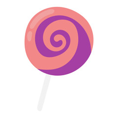 Sweet lollipop illustration