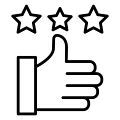 Obraz premium Customer Reviews Icon Style