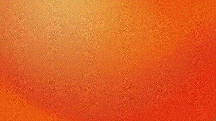 Fototapeta premium Orange color grainy gradient background, grainy texture effect, web banner design copy space