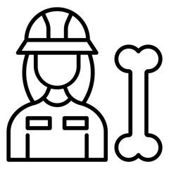 Archaeologist Female Icon Style