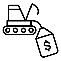 Equipment Lease Icon Style