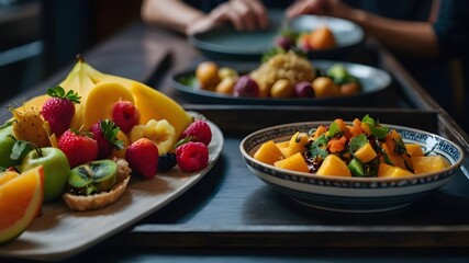 "Satisfy your cravings for unique and diverse food items with our AI platform, which can render everything from exotic fruits to traditional dishes in stunning detail."
