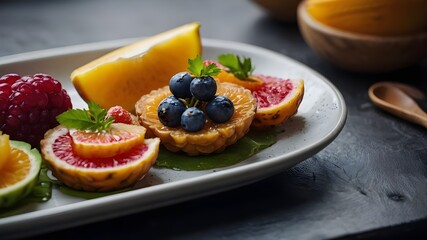 "Satisfy your cravings for unique and diverse food items with our AI platform, which can render everything from exotic fruits to traditional dishes in stunning detail."