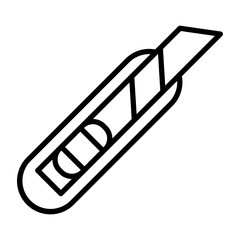 Box Cutter Icon Style