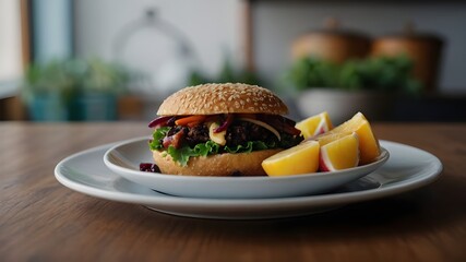 "Satisfy your cravings for unique and diverse food items with our AI platform, which can render everything from exotic fruits to traditional dishes in stunning detail."