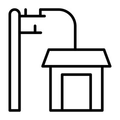 Power Housing Icon Style