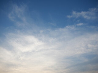 blue sky with clouds