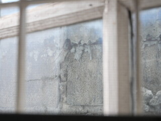 Naklejka premium window in the house