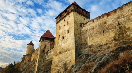 Obraz premium Ancient Castle on the Cliff