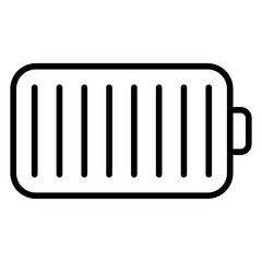 High Battery Icon Style