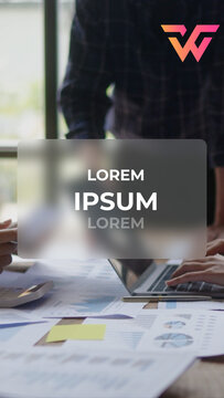 Elegant Vertical Media Text Slideshow 163