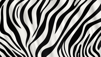 Pattern of zebra skin stripes background and texture