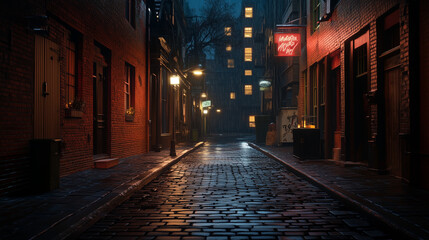 Fototapeta premium street in the night