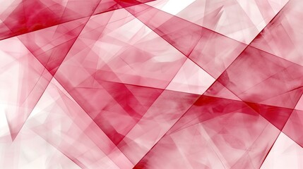 Fototapeta premium Abstract red white geometric pattern overlapping lines background