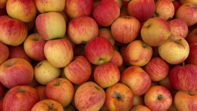 Fresh Healthy Apples Fruit in a Local Shop in Multan 