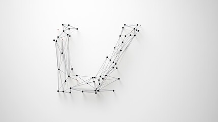 A sleek, modern "L" composed of tech-inspired lines and nodes, symbolizing progress and connectivity, displayed on a plain white background.