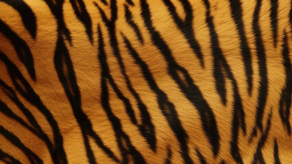 Yellow and black tiger skin pattern surface background and texture