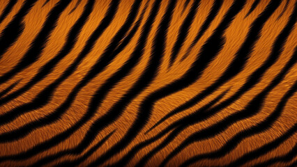 Orange and black tiger skin pattern surface background and texture