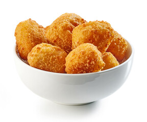 fried fish fillet nuggets