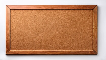 Fototapeta premium blank corkboard/bulletin board with a wooden frame 
