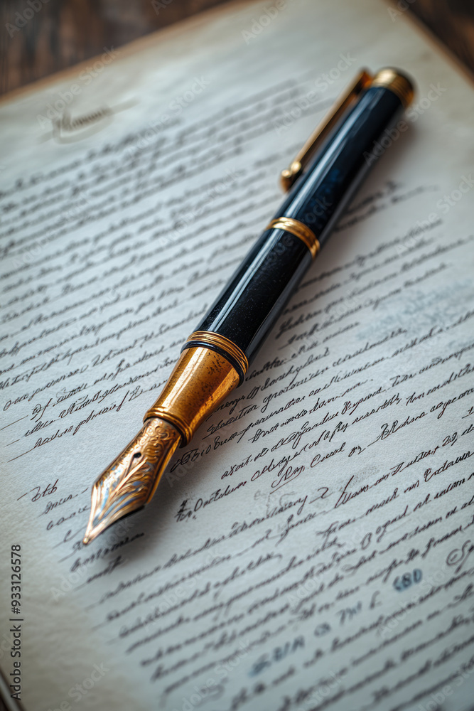 Aufkleber A signature line on a document isolated on a pastel cream background, symbolizing the importance of approval and authorization in business,