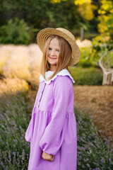 portrait of a woman in autumn park