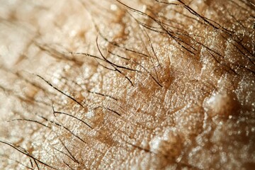Obraz premium Closeup of dermatitis texture, skin allergy rash, detailed and sharp, medical context