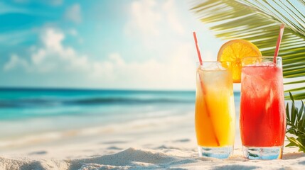 Cocktails at the beach